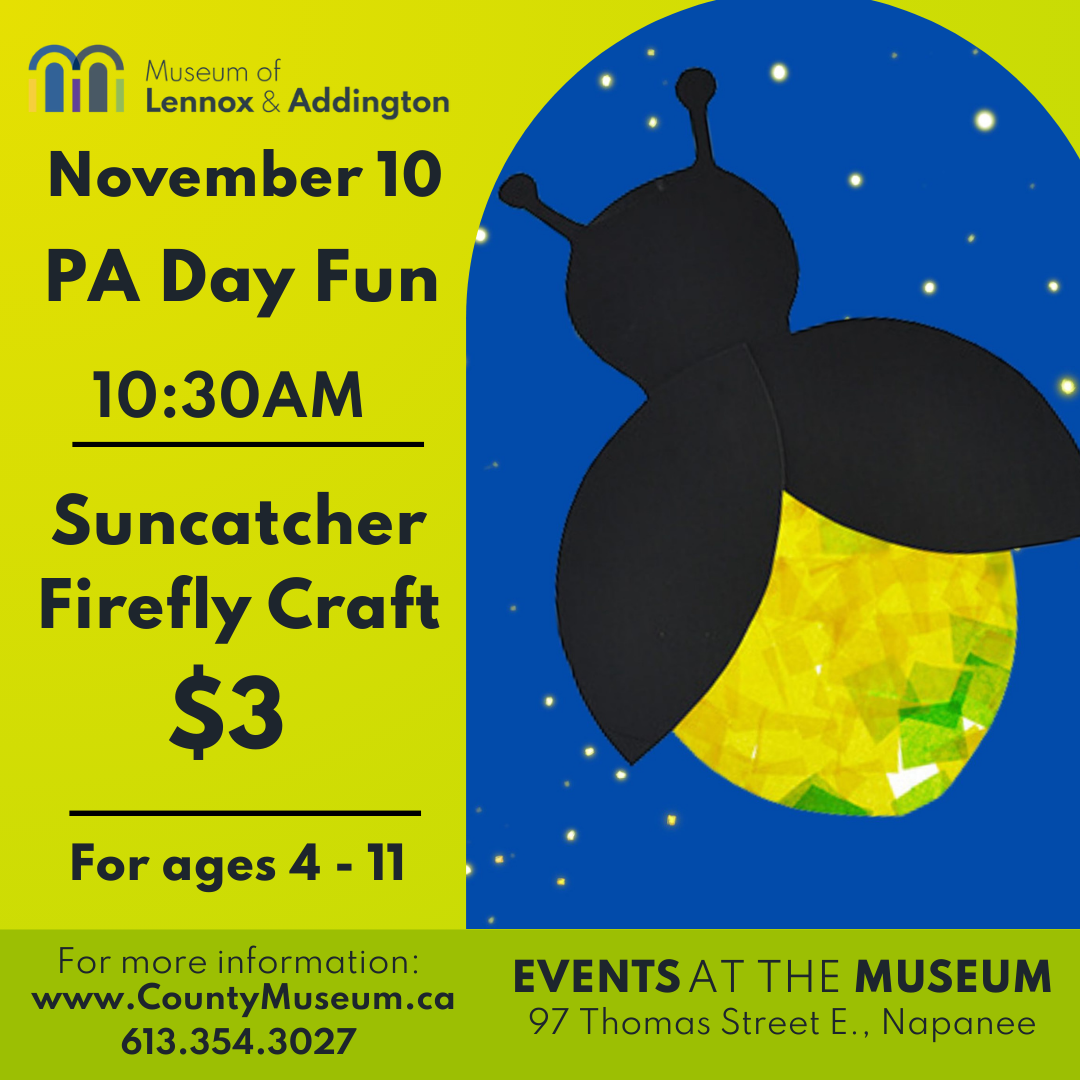 Image advertising the event and an image of a suncatcher firefly craft