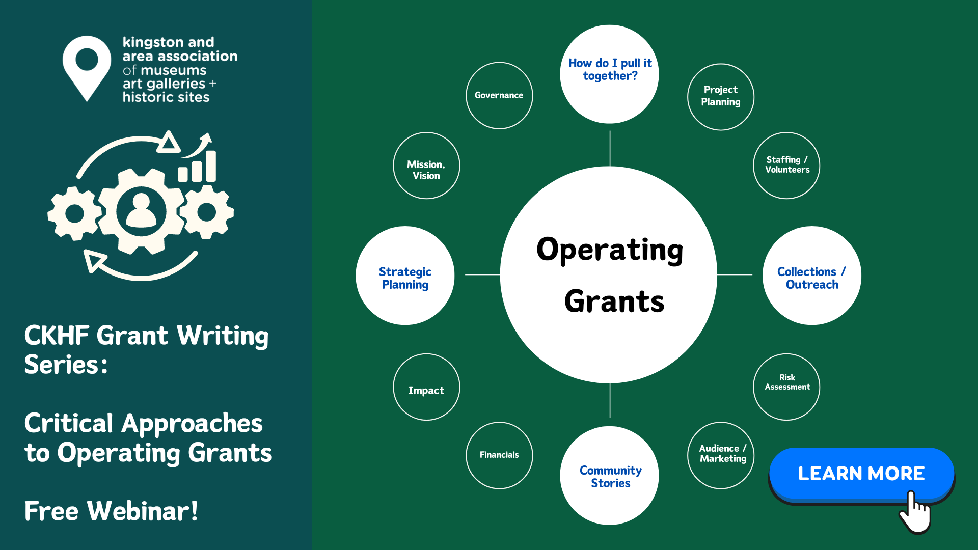 Operating Grants webinar infographic