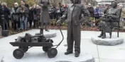 Statue dedicated to Women of Halifax Services WWII